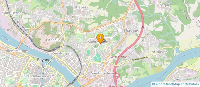 localisation de l'entreprise MONSIEUR RENE AUGE  BAYONNE