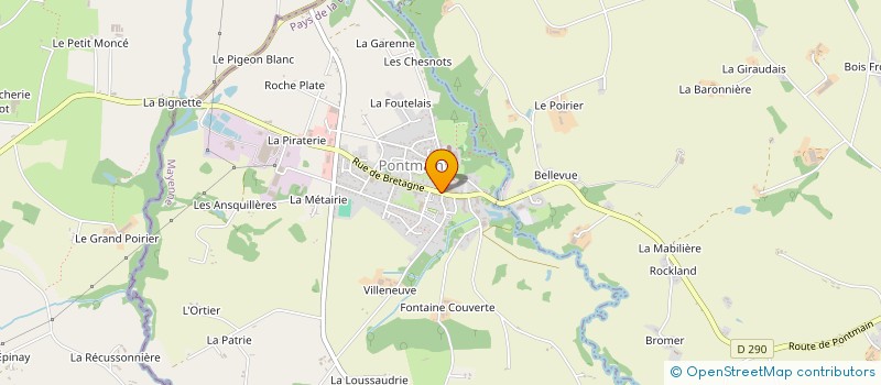 localisation de l'entreprise MONSIEUR RENE AUGEARD  PONTMAIN