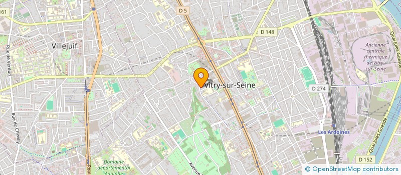 localisation de l'entreprise MONSIEUR RENE AUTY  VITRY-SUR-SEINE