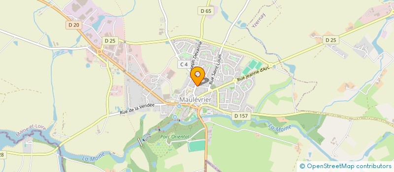localisation de l'entreprise MONSIEUR RENE AYRAULT  MAULEVRIER