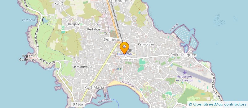 localisation de l'entreprise MONSIEUR RENE BABIN à QUIBERON