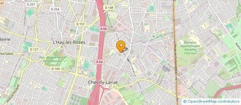 localisation de l'entreprise MONSIEUR RENE BADACHE  L'HAY-LES-ROSES