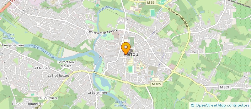localisation de l'entreprise MONSIEUR RENE BADEAU à VERTOU