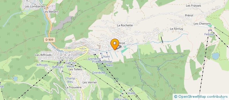 localisation de l'entreprise MONSIEUR RENE BALADDA à LA CLUSAZ