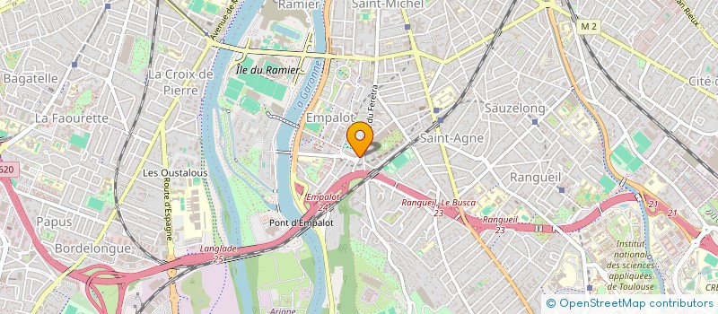 localisation de l'entreprise MONSIEUR RENE BALZA à TOULOUSE