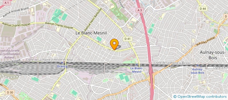 localisation de l'entreprise MONSIEUR RENE BARANI à LE BLANC-MESNIL