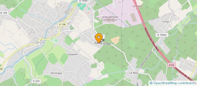 localisation de l'entreprise MONSIEUR RENE BARAT à LA BREDE