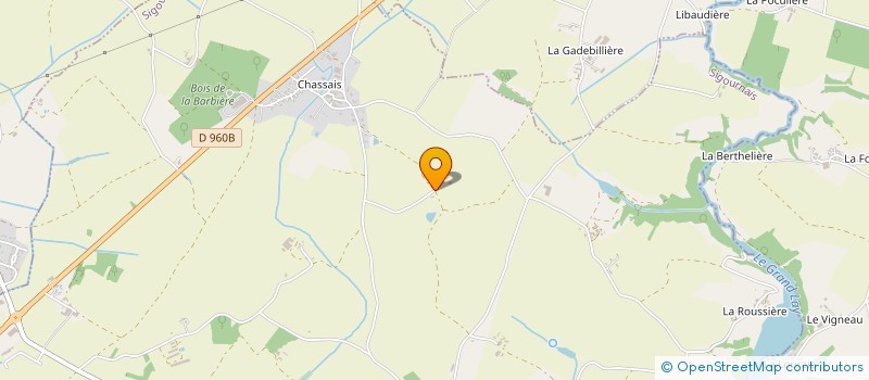 localisation de l'entreprise MONSIEUR RENE BARBARIT à SIGOURNAIS