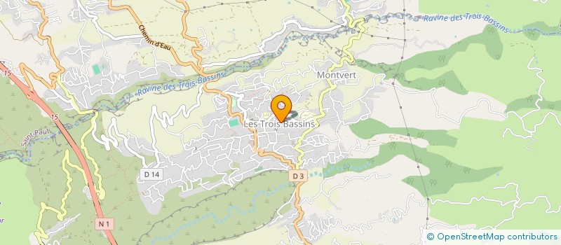 localisation de l'entreprise MONSIEUR RENE BARET  LES TROIS-BASSINS