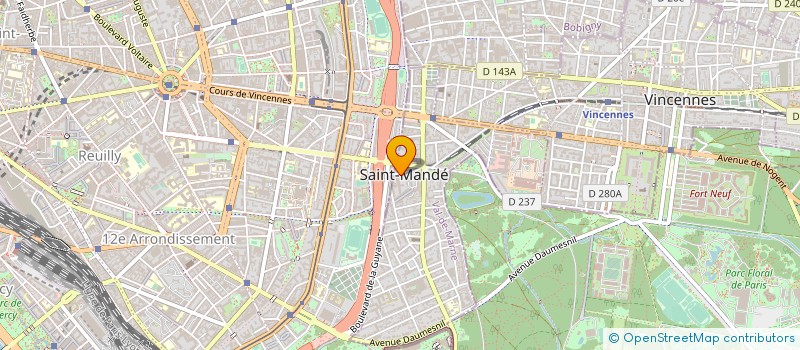 localisation de l'entreprise MONSIEUR RENE BARHELEMY à SAINT-MANDE