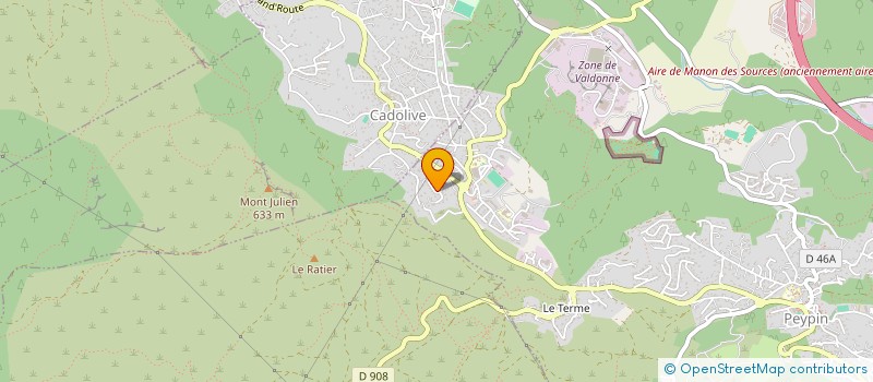 localisation de l'entreprise MONSIEUR RENE BARNEOUD  PEYPIN