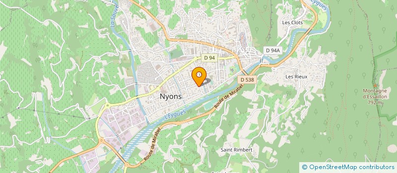 localisation de l'entreprise MONSIEUR RENE BARNOUIN  NYONS