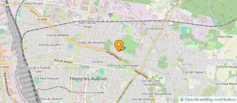 localisation de l'entreprise MONSIEUR RENE BARNOUX à FLEURY-LES-AUBRAIS