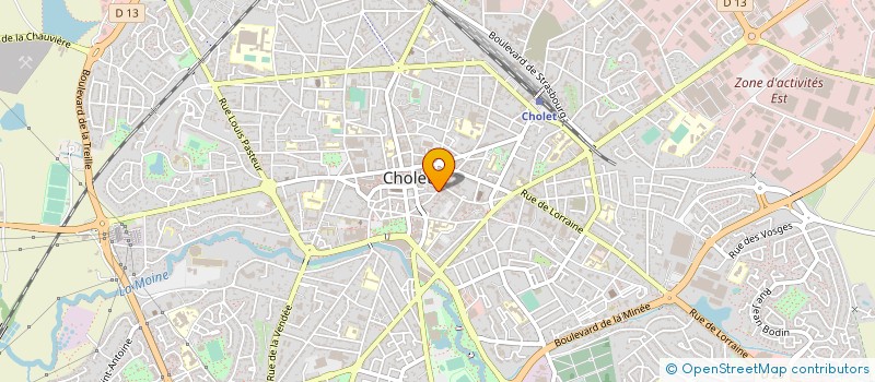 localisation de l'entreprise MONSIEUR RENE BARREAU à CHOLET