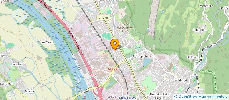 localisation de l'entreprise MONSIEUR RENE BARROT  SAINT-EGREVE