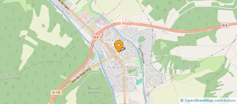 localisation de l'entreprise MONSIEUR RENE BAUDOIN à LIGNY-EN-BARROIS