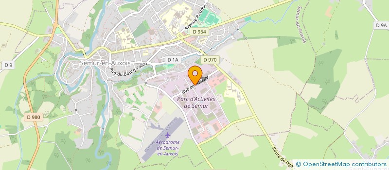 localisation de l'entreprise MONSIEUR RENE BAUDON à SEMUR-EN-AUXOIS