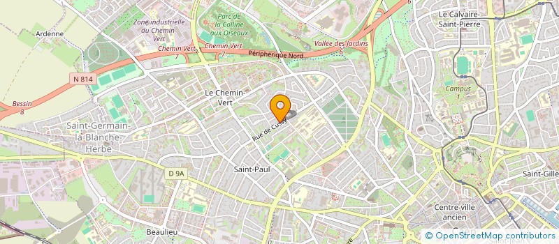 localisation de l'entreprise MONSIEUR RENE BAUDUIN à CAEN