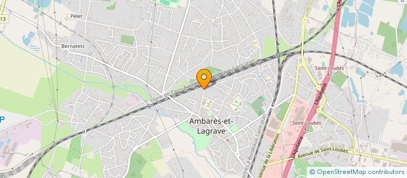 localisation de l'entreprise MONSIEUR RENE BAUSELA  AMBARES-ET-LAGRAVE