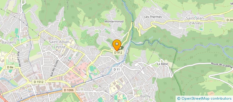 localisation de l'entreprise MONSIEUR RENE BAVIERE à SAINT-ALBAN-LEYSSE