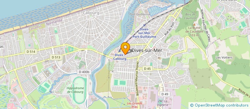 localisation de l'entreprise MONSIEUR RENE BAZEILLE à DIVES-SUR-MER