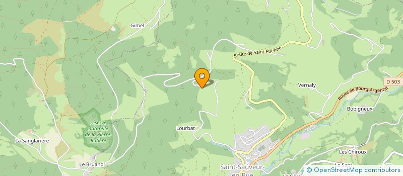 localisation de l'entreprise MONSIEUR RENE BAZIN à SAINT-SAUVEUR-EN-RUE