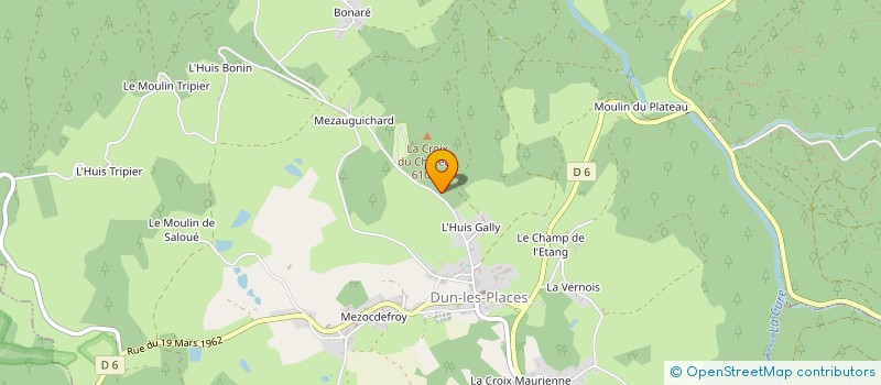 localisation de l'entreprise MONSIEUR RENE BEAUFILS  DUN-LES-PLACES