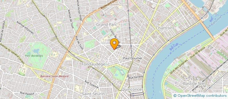 localisation de l'entreprise MONSIEUR RENE BELIS à BORDEAUX