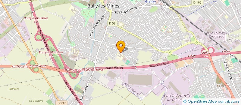localisation de l'entreprise MONSIEUR RENE BELLEGUEULLE à BULLY-LES-MINES