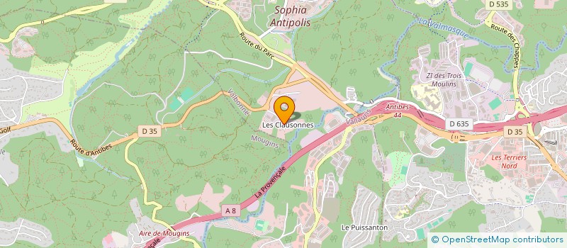localisation de l'entreprise MONSIEUR RENE BELLONE à VALBONNE