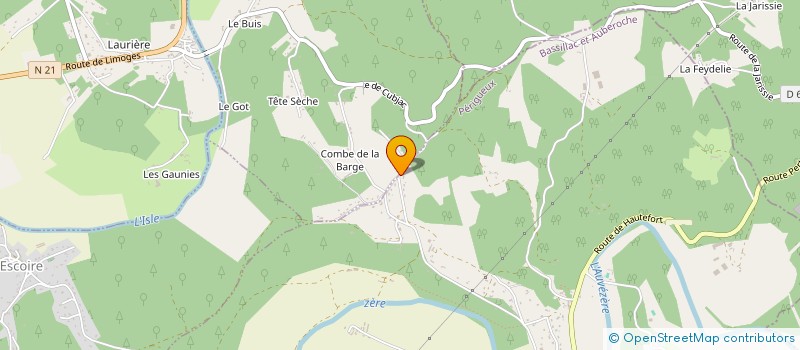 localisation de l'entreprise MONSIEUR RENE BELOT  LA DOUZE