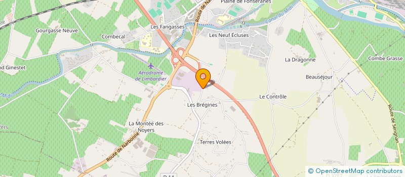 localisation de l'entreprise MONSIEUR RENE BELOT  BEZIERS