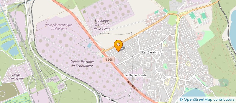 localisation de l'entreprise MONSIEUR RENE BELTRA  FOS-SUR-MER