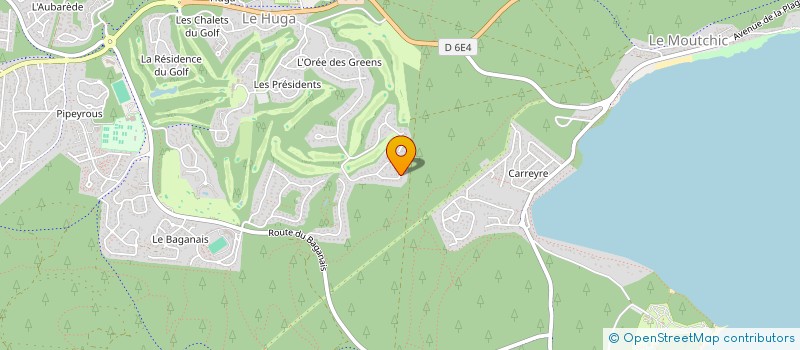 localisation de l'entreprise MONSIEUR RENE BENHAIM  LACANAU