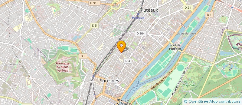 localisation de l'entreprise MONSIEUR RENE BENONI à SURESNES