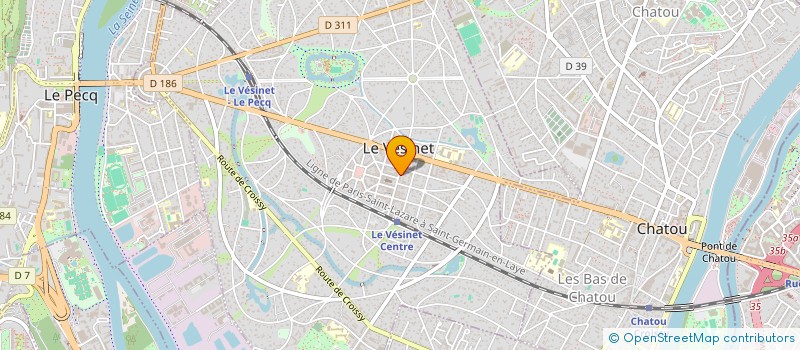 localisation de l'entreprise MONSIEUR RENE BENZIMRA à LE VESINET