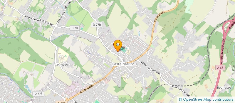 localisation de l'entreprise MONSIEUR RENE BERNADAC  CASTELMAUROU