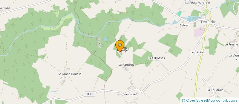 localisation de l'entreprise MONSIEUR RENE BERNARD à DOUADIC