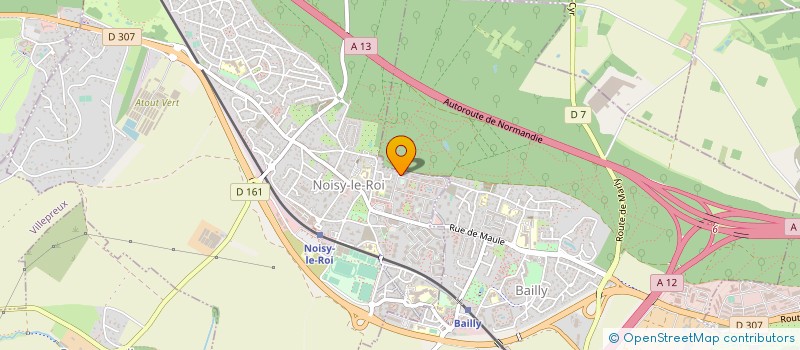 localisation de l'entreprise MONSIEUR RENE BERNARD AHOUA  NOISY-LE-ROI