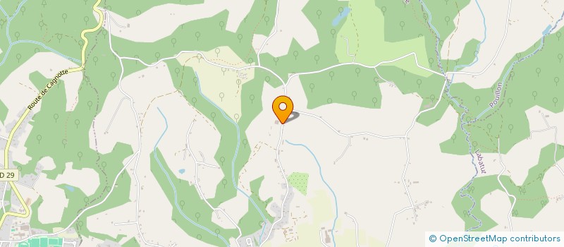 localisation de l'entreprise MONSIEUR RENE-BERNARD DUSSARRAT  LABATUT