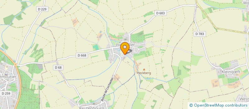 localisation de l'entreprise MONSIEUR RENE BERNHARDT  LOCHWILLER