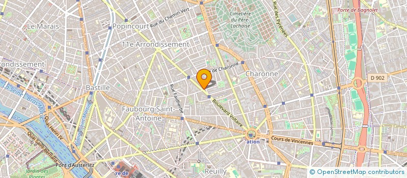 localisation de l'entreprise MONSIEUR RENE BERREBI à PARIS