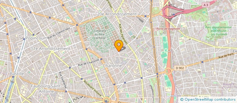 localisation de l'entreprise MONSIEUR RENE BERREBI à PARIS