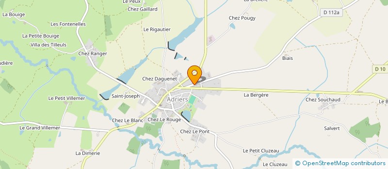 localisation de l'entreprise MONSIEUR RENE BERTHOMIER à ADRIERS