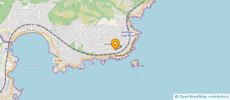 localisation de l'entreprise MONSIEUR RENE BERTINI  SAINT-RAPHAEL