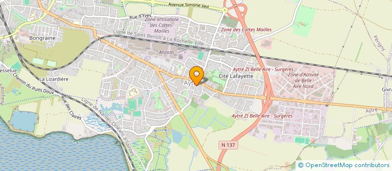 localisation de l'entreprise MONSIEUR RENE BERTRAND  AYTRE