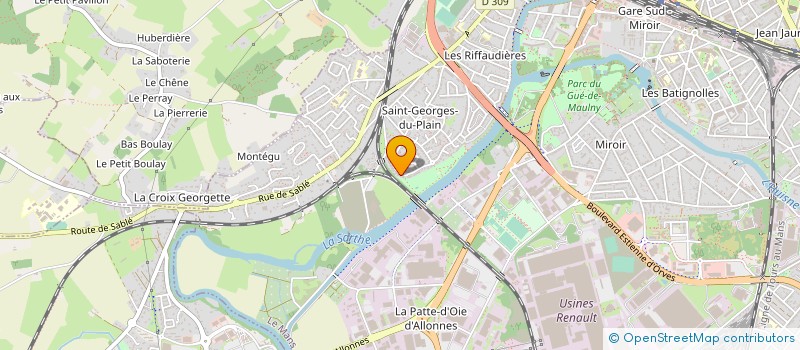 localisation de l'entreprise MONSIEUR RENE BESNEUX à LE MANS