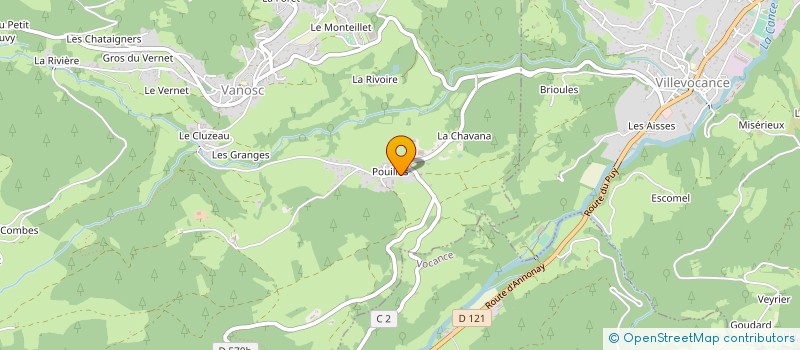 localisation de l'entreprise MONSIEUR RENE BESSET à VANOSC