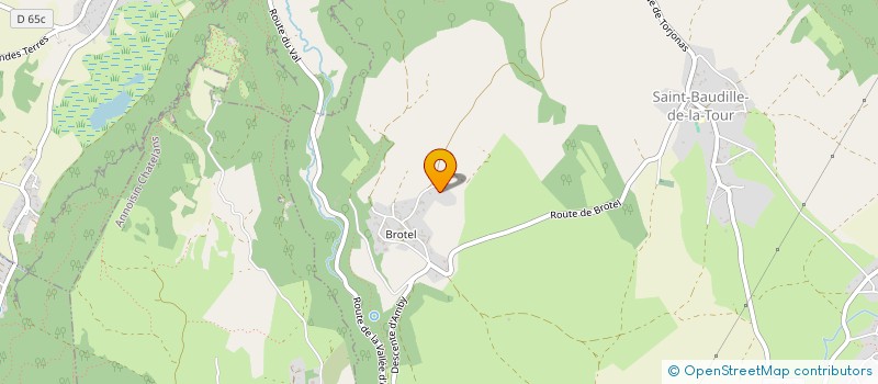 localisation de l'entreprise MONSIEUR RENE BESSEYRIAS  HIERES-SUR-AMBY