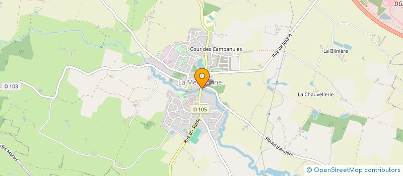 localisation de l'entreprise MONSIEUR RENE BESSONNEAU  LONGUENEE-EN-ANJOU